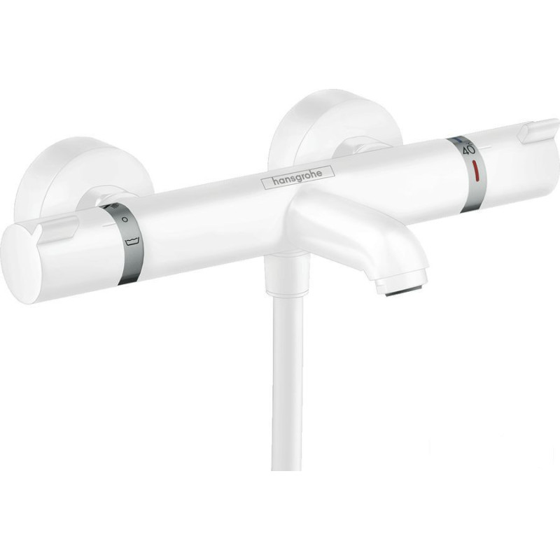Bateria wannowa termostatyczna Ecostat Comfort biały mat Hansgrohe (13114700)