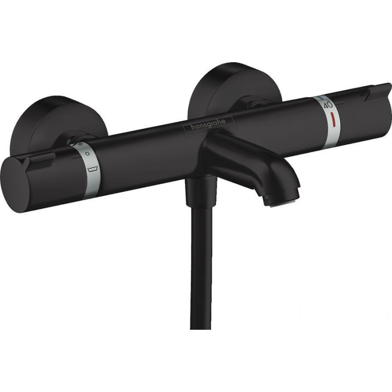 Bateria wannowa termostatyczna Ecostat Comfort czarny mat Hansgrohe (13114670)