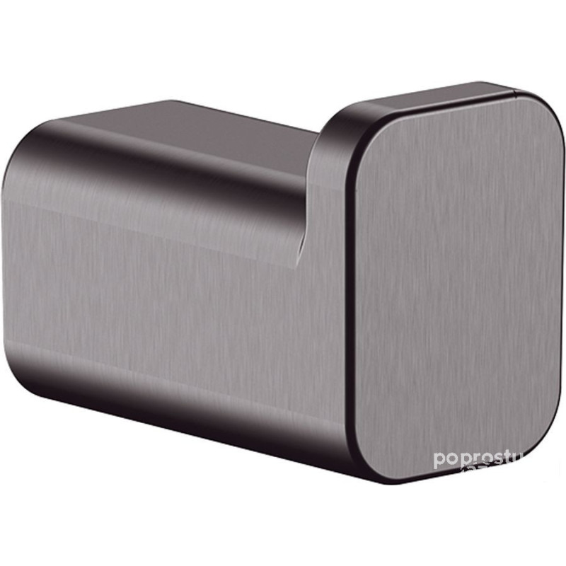 Haczyk szczotkowany AddStoris czarny chrom szczotkowany Hansgrohe (41742340)
