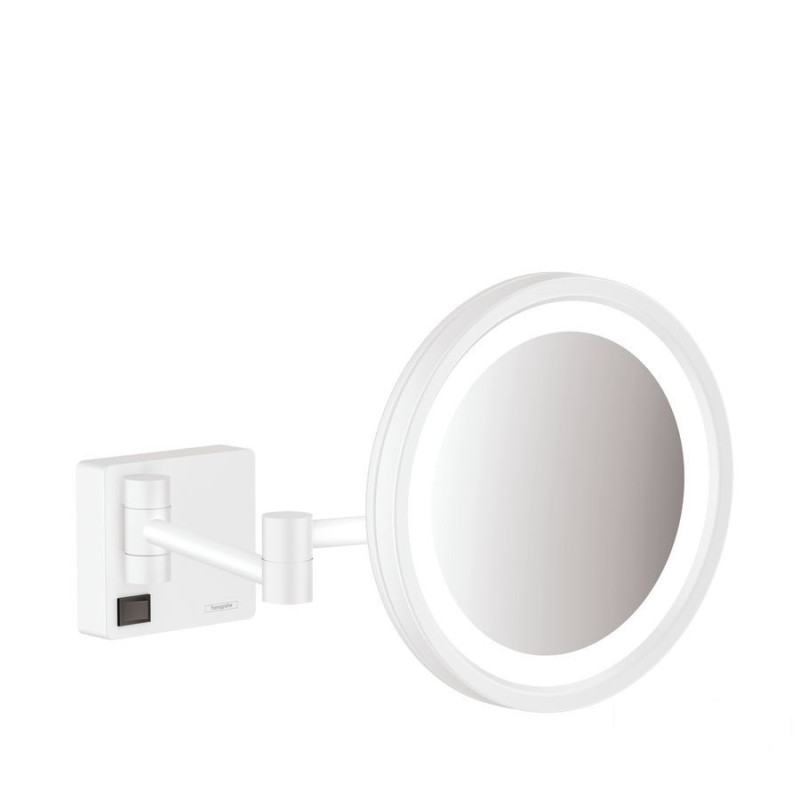 Lusterko kosmetyczne z oświetleniem LED AddStoris biały mat Hansgrohe (41790700)