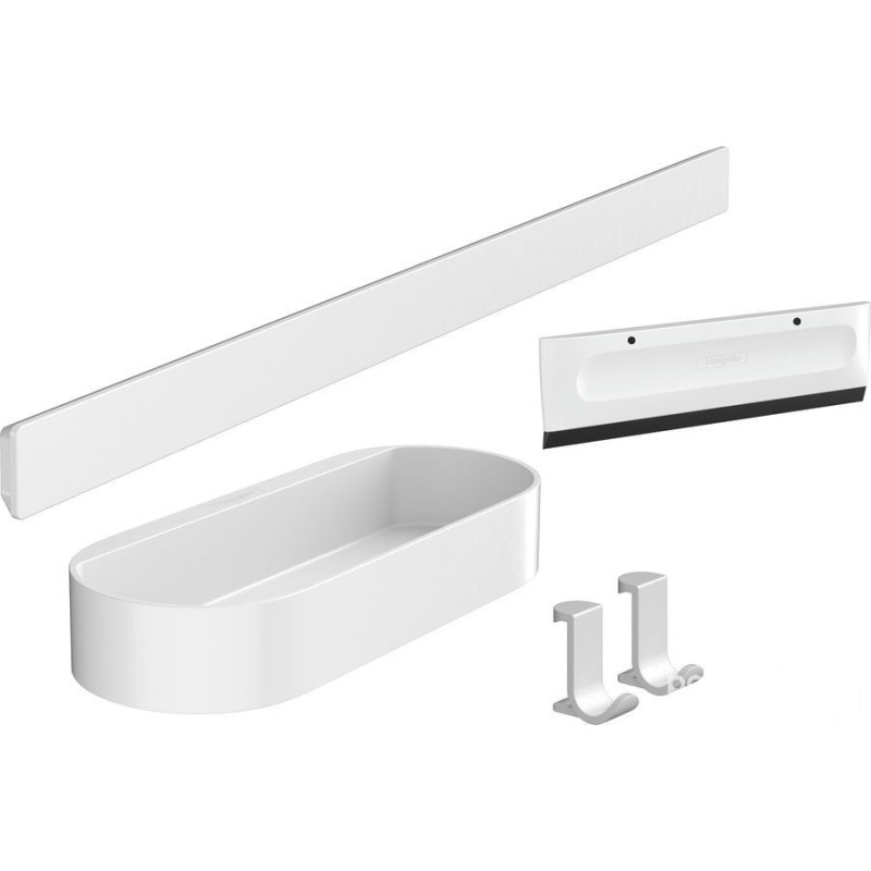 Pakiet prysznicowy WallStoris biały mat Hansgrohe (27967700)