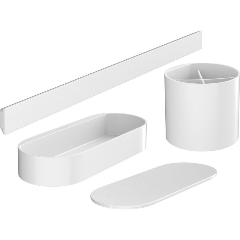Pakiet łazienkowy WallStoris biały mat Hansgrohe (27968700)