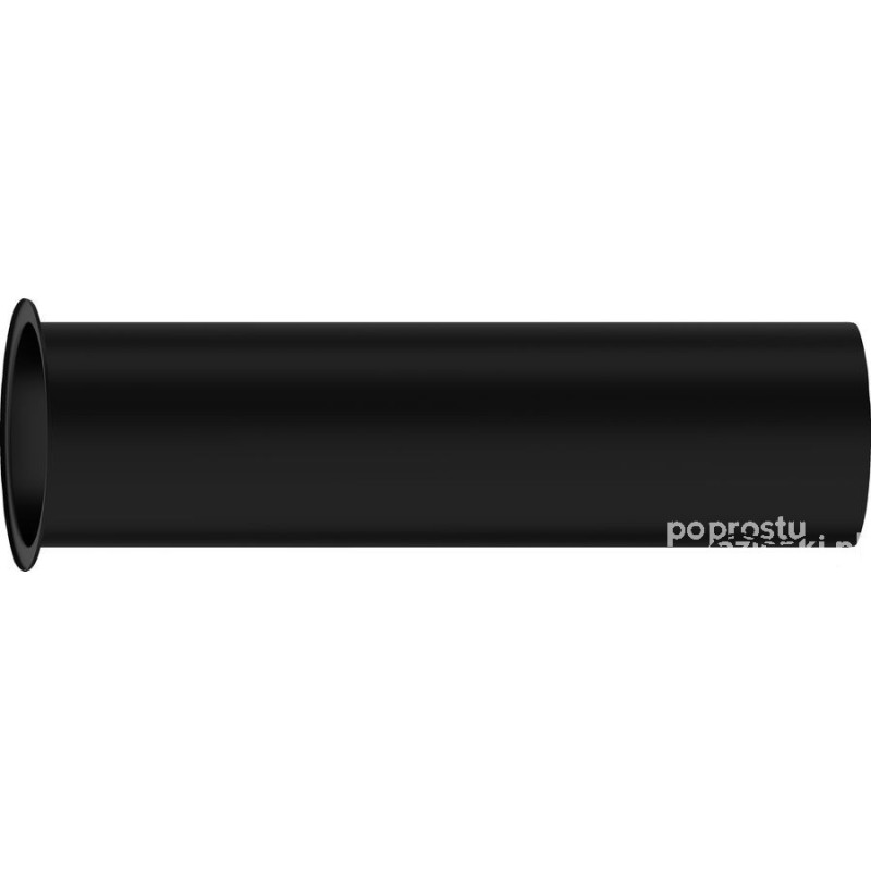 Rura prosta z obrzeżem 300 mm czarny mat Hansgrohe (53428670)