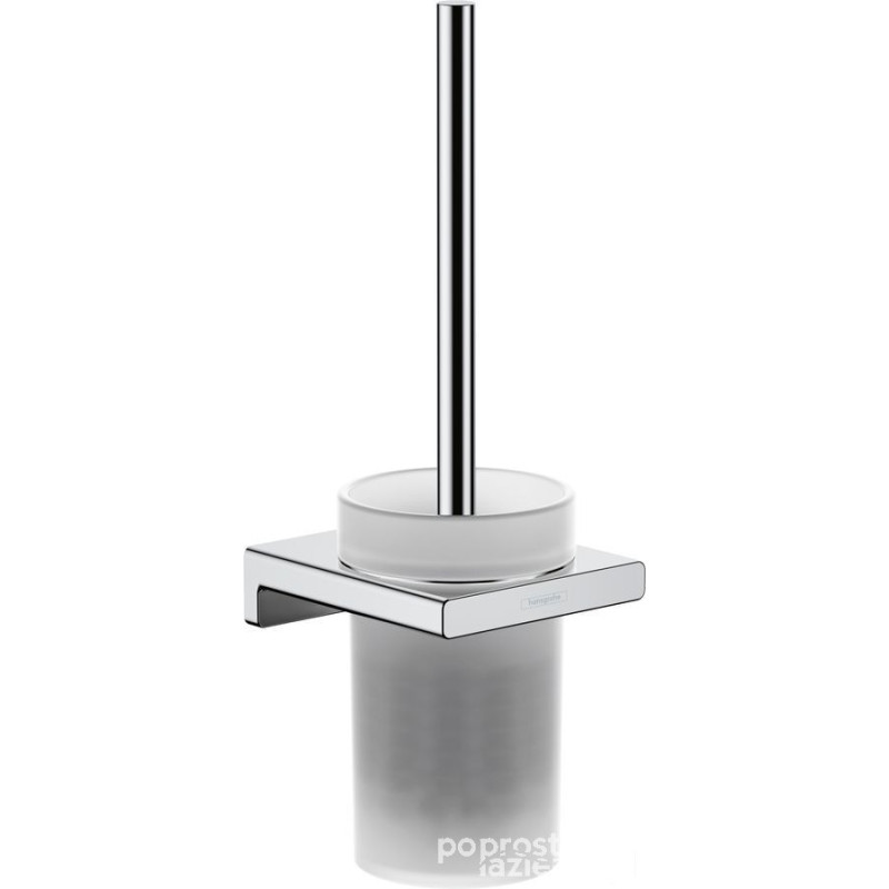Szczotka do WC z pojemnikiem ścienna AddStoris chrom Hansgrohe (41752000)