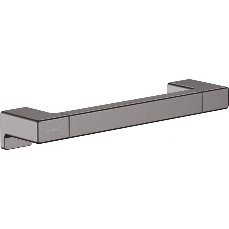 Uchwyt AddStoris czarny chrom szczotkowany Hansgrohe (41744340)