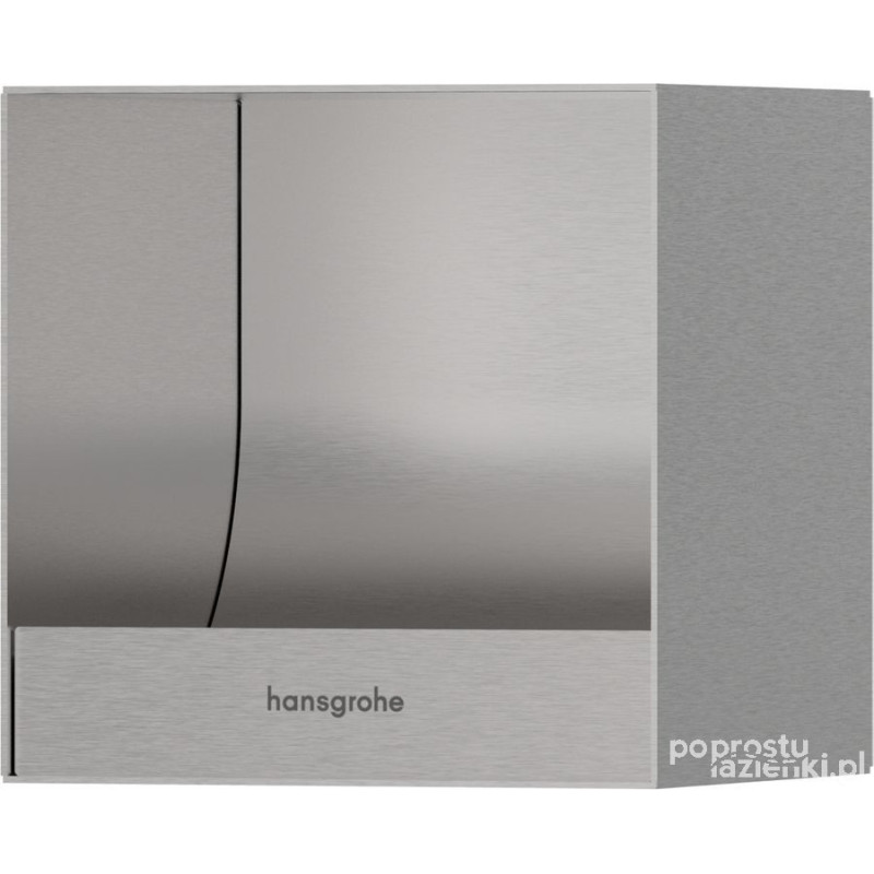 Wnęka ścienna 150/150 stal szczotkowana XtraStoris Hansgrohe (56065800)