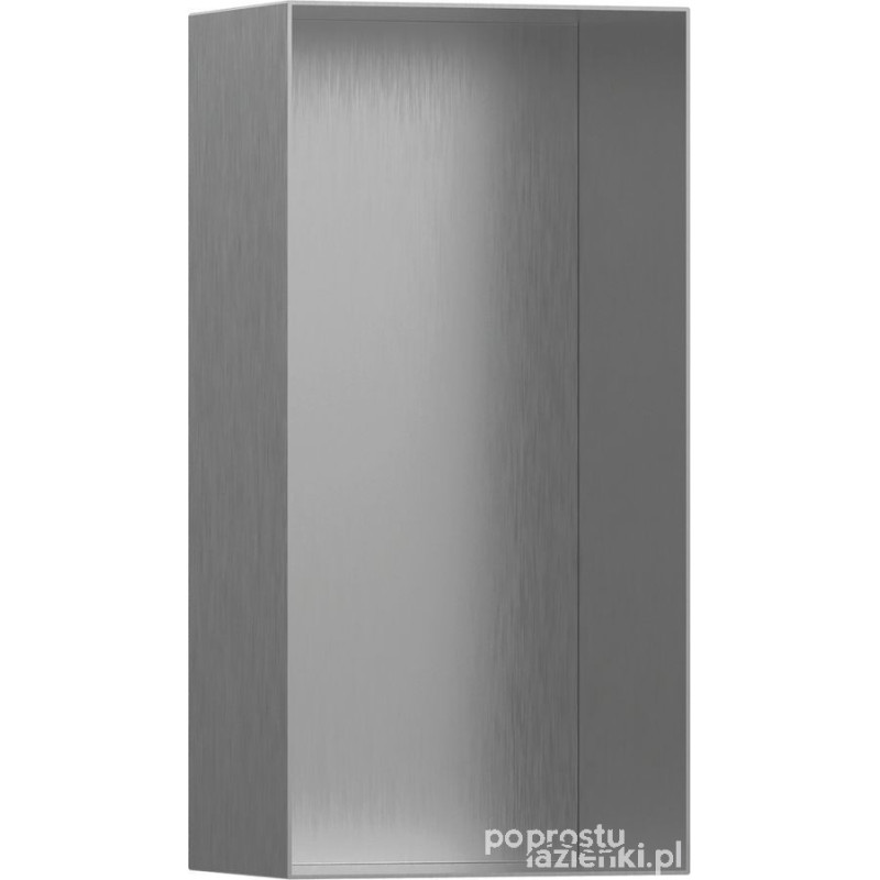 Wnęka ścienna 300/150 stal szczotkowana XtraStoris Hansgrohe (56070800)