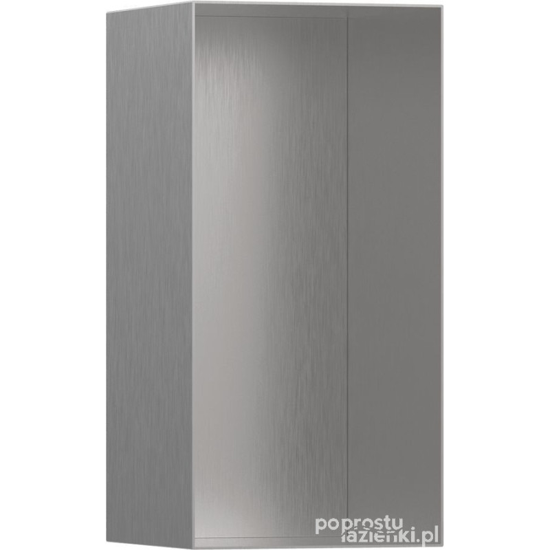 Wnęka ścienna 300/150 stal szczotkowana XtraStoris Hansgrohe (56076800)