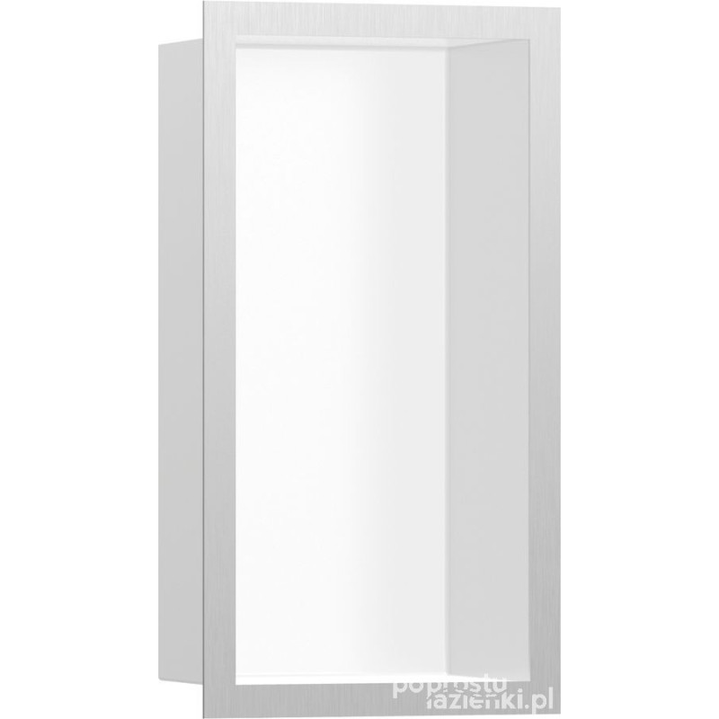 Wnęka ścienna 300/150 stal szczotkowana XtraStoris Hansgrohe (56096800)