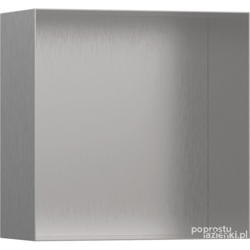 Wnęka ścienna 300/300 stal szczotkowana XtraStoris Hansgrohe (56079800)