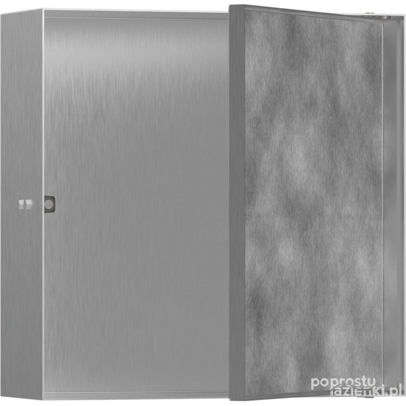 Wnęka ścienna 300/300 stal szczotkowana XtraStoris Hansgrohe (56085800)