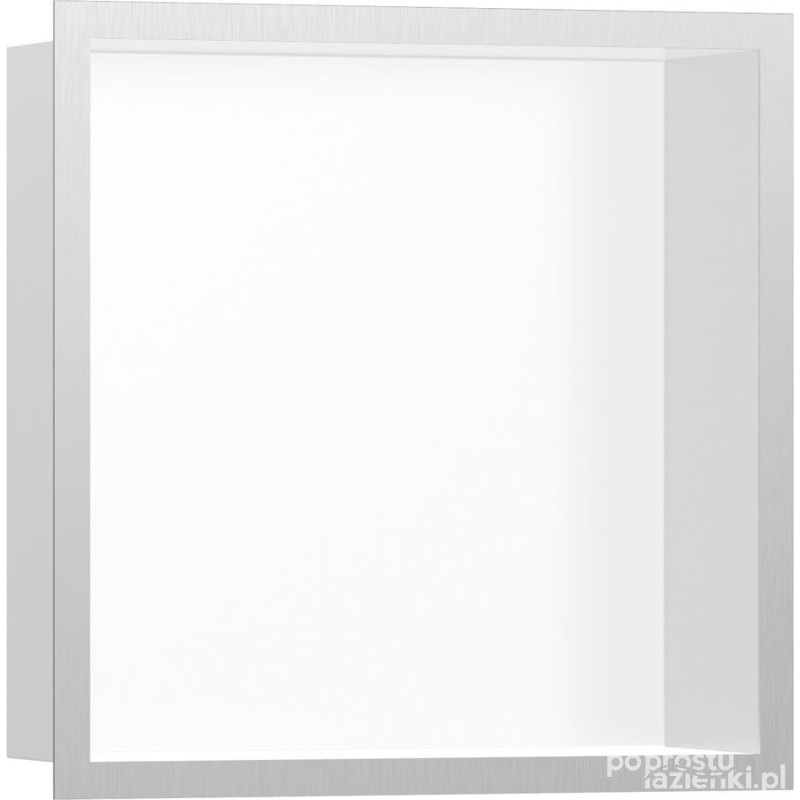 Wnęka ścienna 300/300 stal szczotkowana XtraStoris Hansgrohe (56099800)