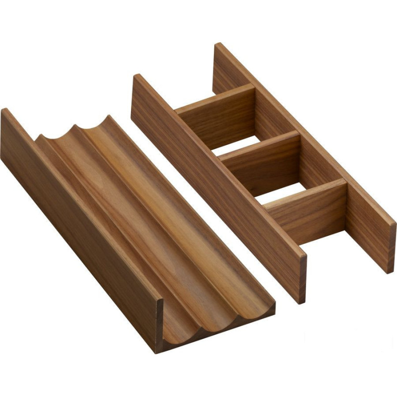 Zestaw organizerów 320 do szafek pod umywalkę 580/475 i 1370/550 Ciemny Orzech IntraStoris Hansgrohe (54231630)