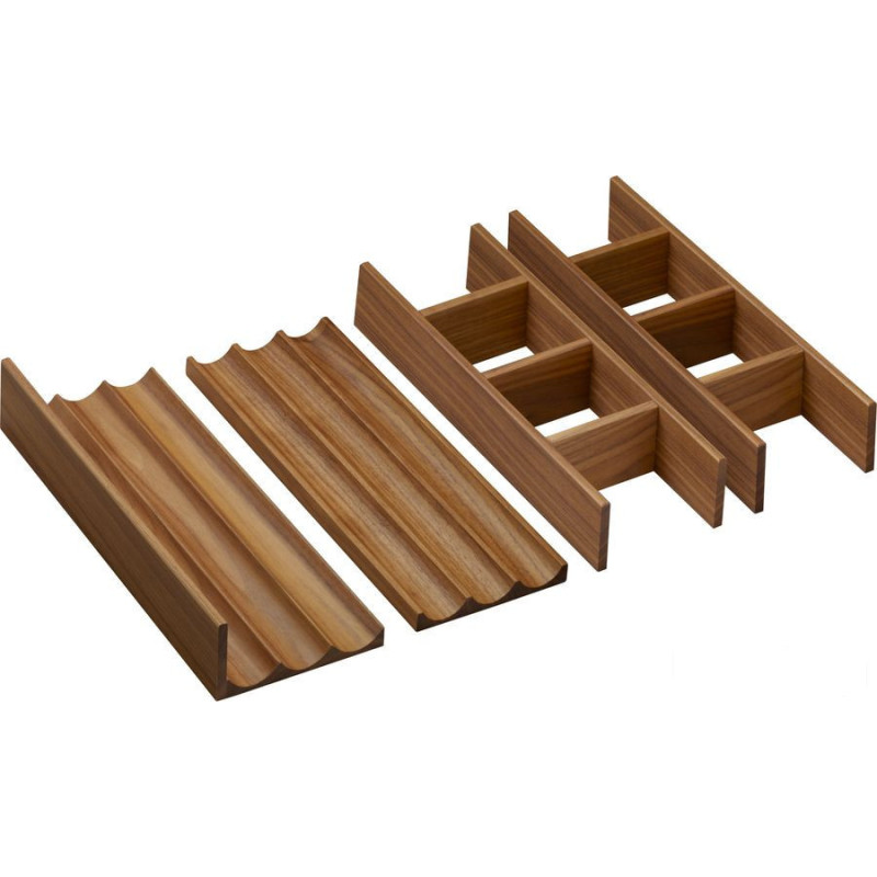 Zestaw organizerów 320 do szafek pod umywalkę 980/475 i 980/550 Ciemny Orzech IntraStoris Hansgrohe (54233630)