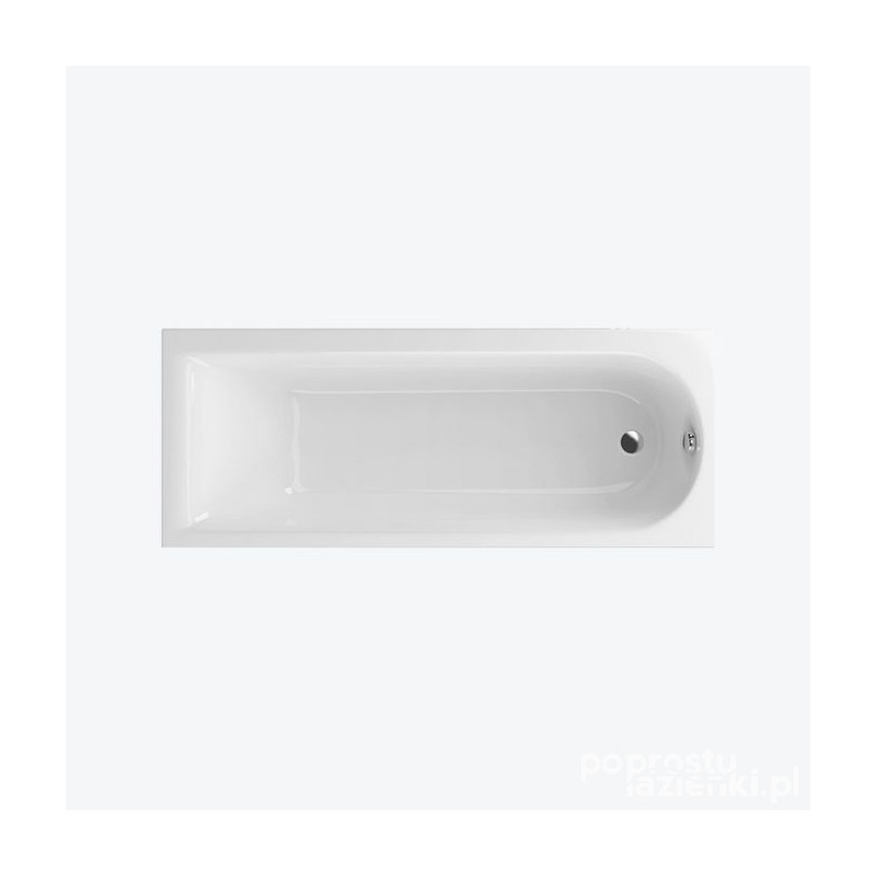 Wanna prostokątna 180x80 Aurum Slim Excellent (WAEX.AUR18WHS)