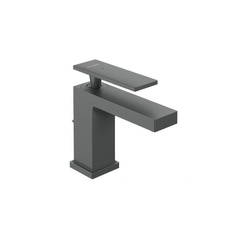 Bateria umywalkowa czarny chrom szczotkowany Tecturis E Hansgrohe (73001340)