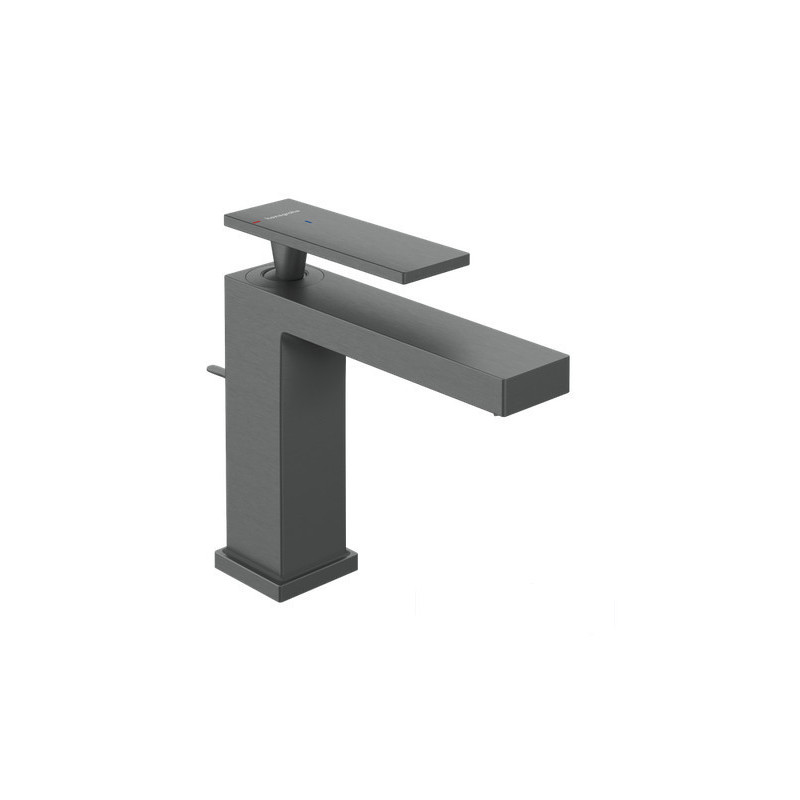 Bateria umywalkowa czarny chrom szczotkowany Tecturis E Hansgrohe (73012340)