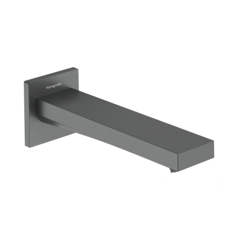 Wylewka wannowa czarny chrom Szczotkowany Tecturis E Hansgrohe (73410340)