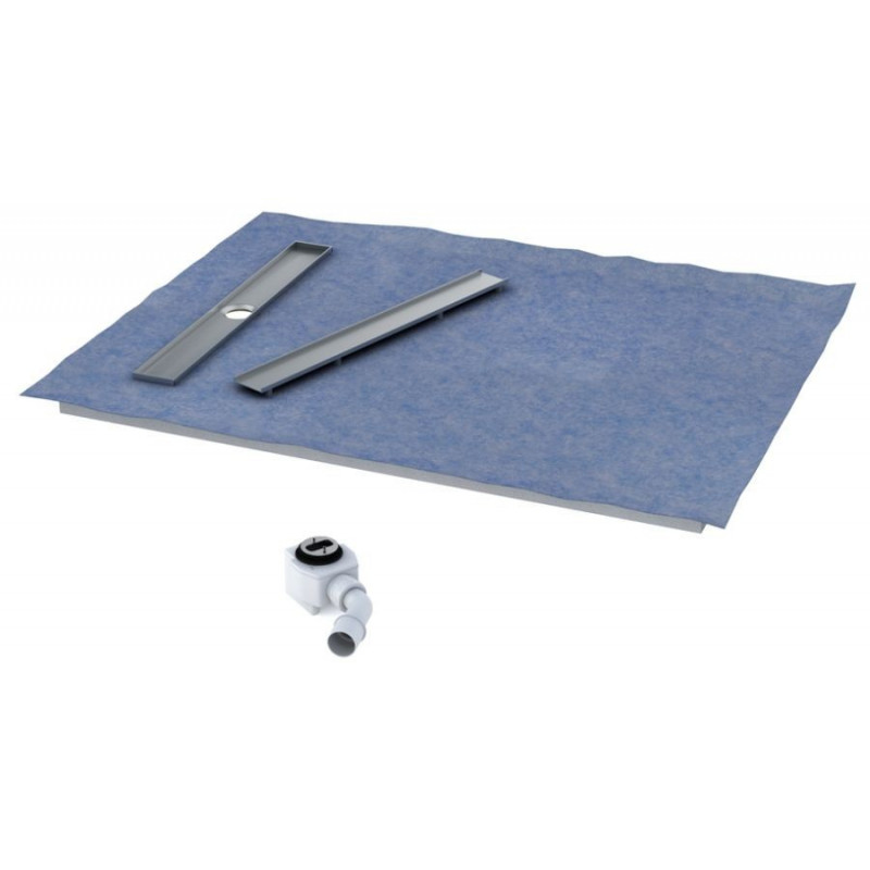 Odpływ liniowy Schedpol Stabilsound 80x140 / odpływ 50cm PLATE (10.009/OLKB)